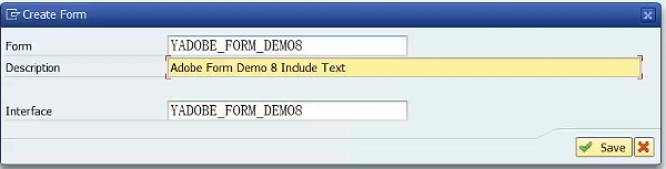 9.Adobe Form_填写描述并绑定Interface